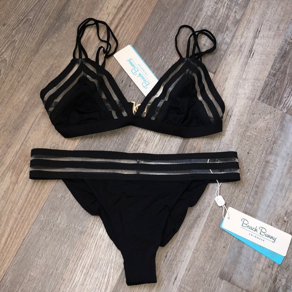 Beach Bunny Other - NWT BEACH BUNNY SHEER ADDICTION TRIANGLE BIKINI